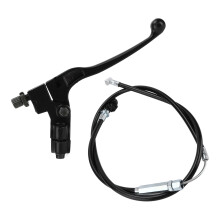 Black Aluminium Left Clutch Lever Cable Kit