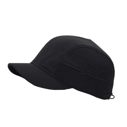 Sun Protective Baseball Cap Short Brims Practical-Black 2