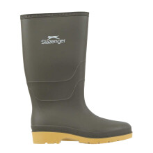 (4 UK, Green) Slazenger Womens/Ladies Logo Waterproof Wellington Boots