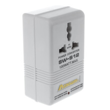 Spanningsomvormer 100 W van 110 V/120 V naar 220 V/240 V, compacte spanningsregelaar voor reis en huishoudelijk gebruik