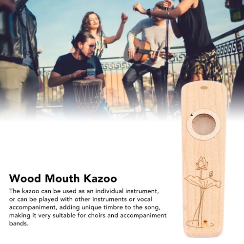 Portable Maple Wood Kazoo Gift