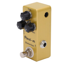Golden Metal Distortion Pedal for Guitar