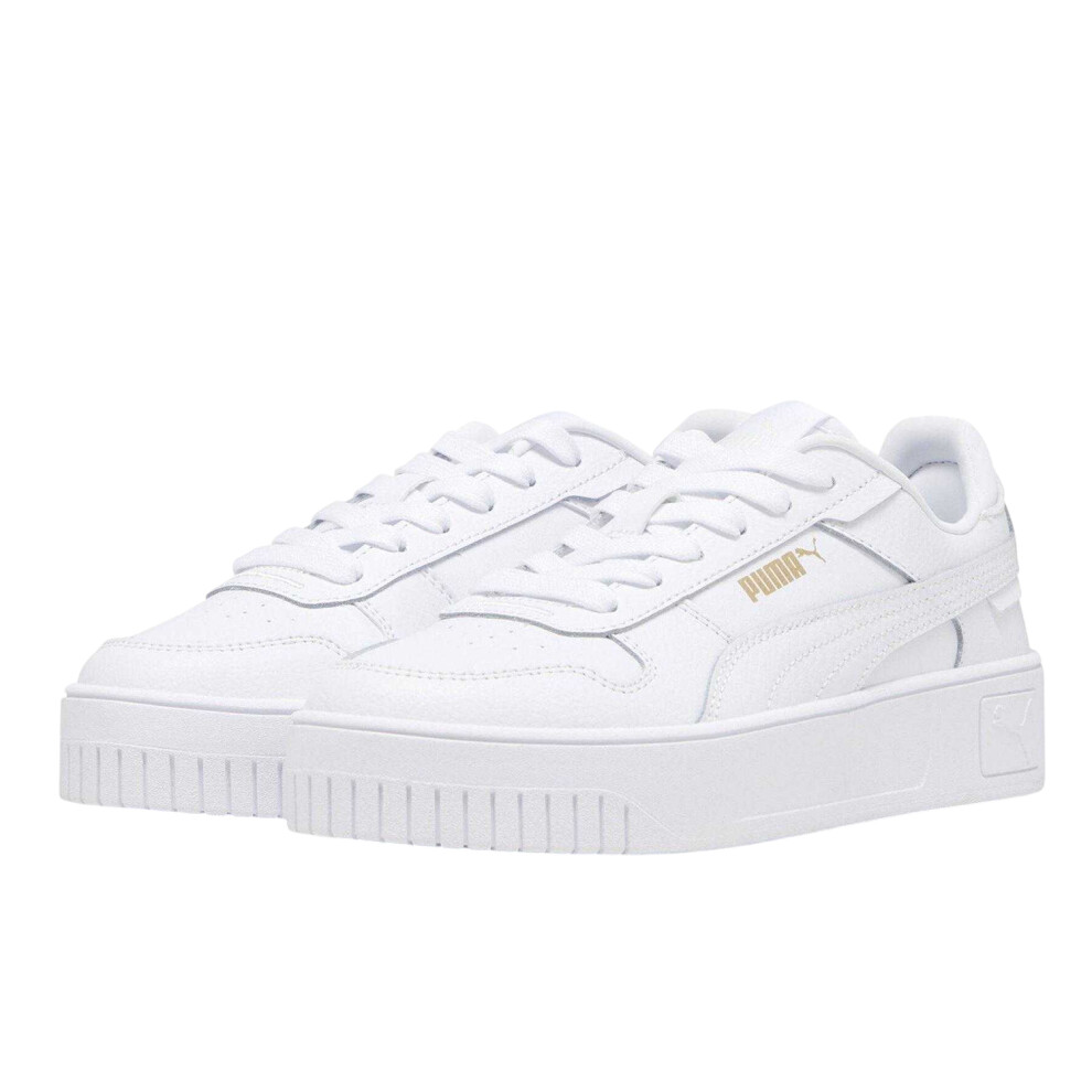 Puma (4 Uk, ) Childrens/Kids Carina Street Platform Trainers White