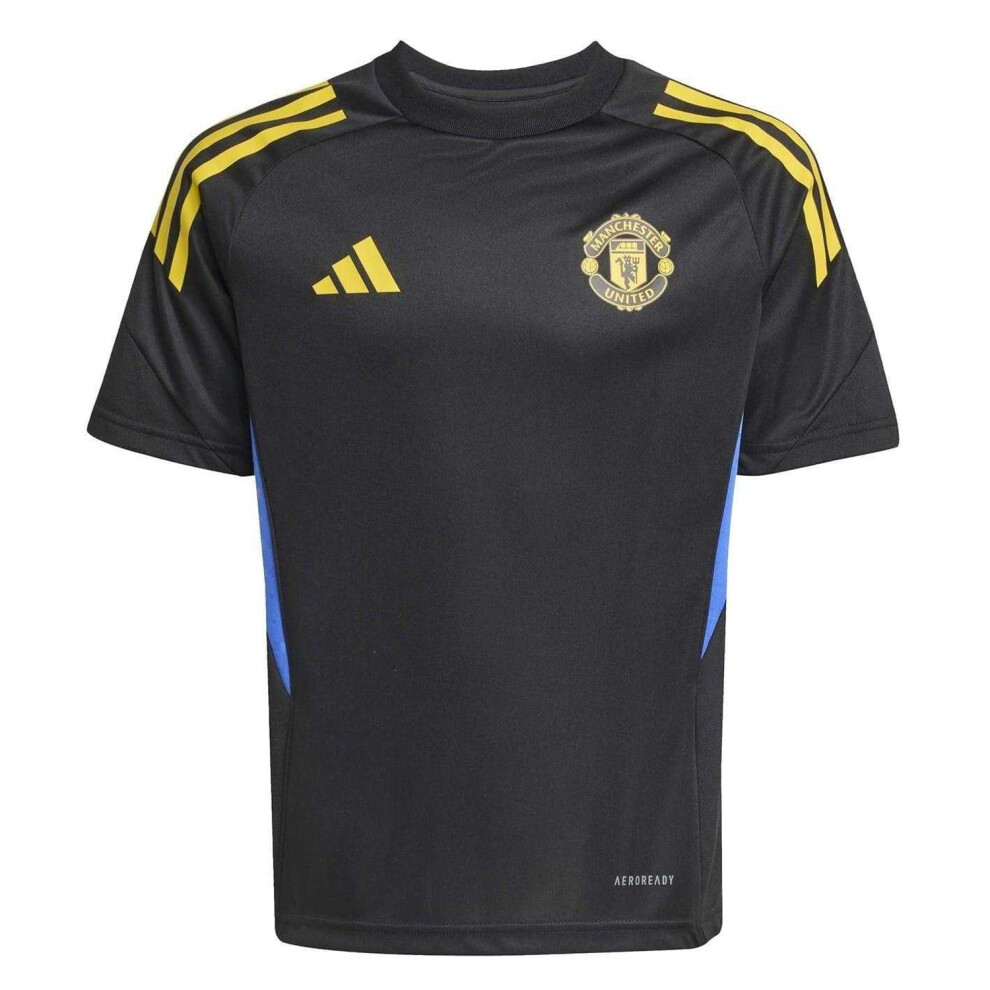 Adidas (11-12 Years, ) Childrens/Kids Tiro 25 Competition Manchester United Fc Training Jersey Black