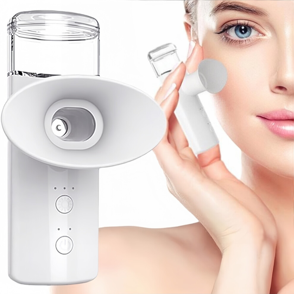 Eye Mist Sprayer for Dry Eyes, USB Rechargeable Facial Steamer, Gentle Soothing Relief Device