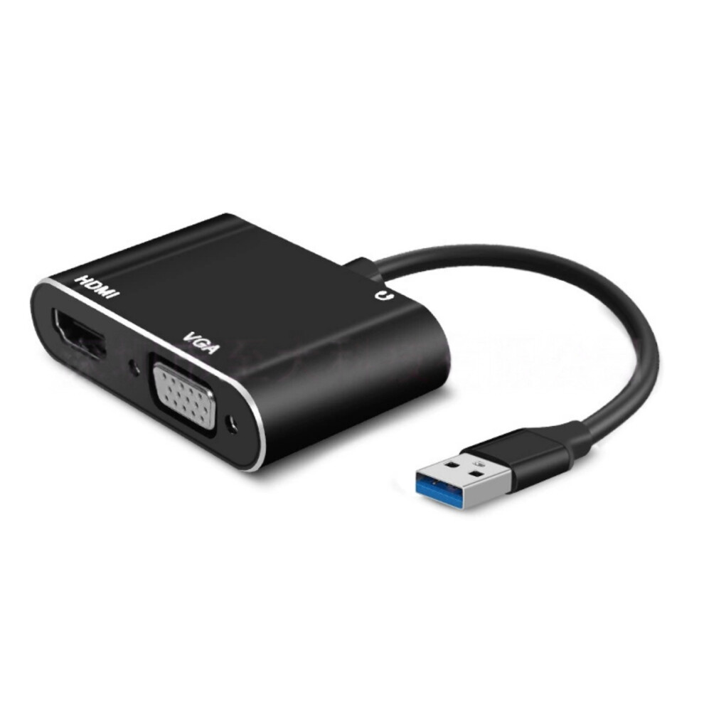 Usb 3.0 And 2.0 To Hdmi And Vga Adapter Cable For Windows And Mac Laptops External Graphics Card 9148293724096