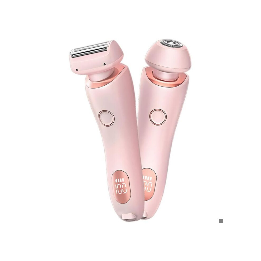 Electric Shaver for Women 2 in 1 Bikini Trimmer, Facial Hair Razor for Legs, Underarms and Intimate Areas