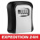 Wall Mounted Key Safe Box Zinc Alloy 4 Digit Code Weatherproof Secure Storage for Home and Office 1
