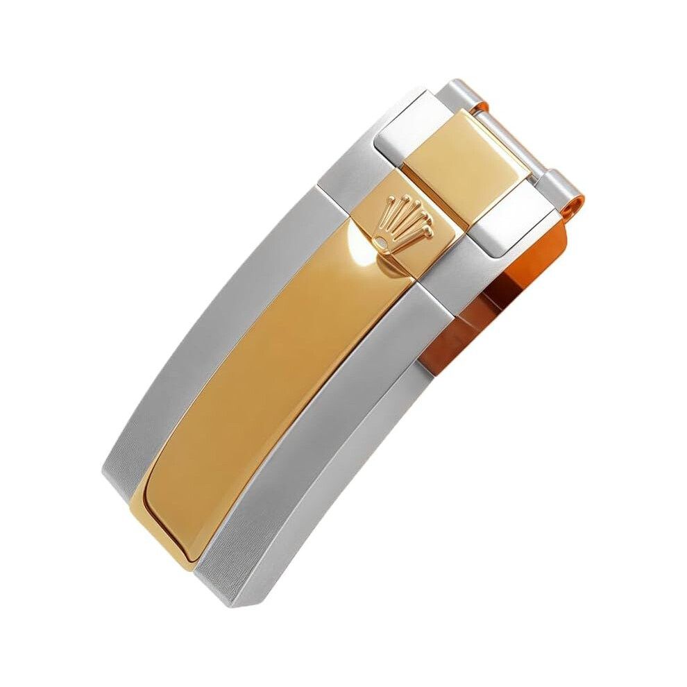Stainless Steel Watch Deployant Clasp Replacement Buckle For 16Mm 18Mm Watch Bracelet, Finish Silver 9148293725390