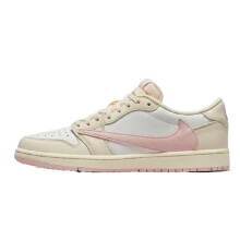 (UK6/EUR40) Air Jordan 1 Low OG Travis Scott - Shy Pink