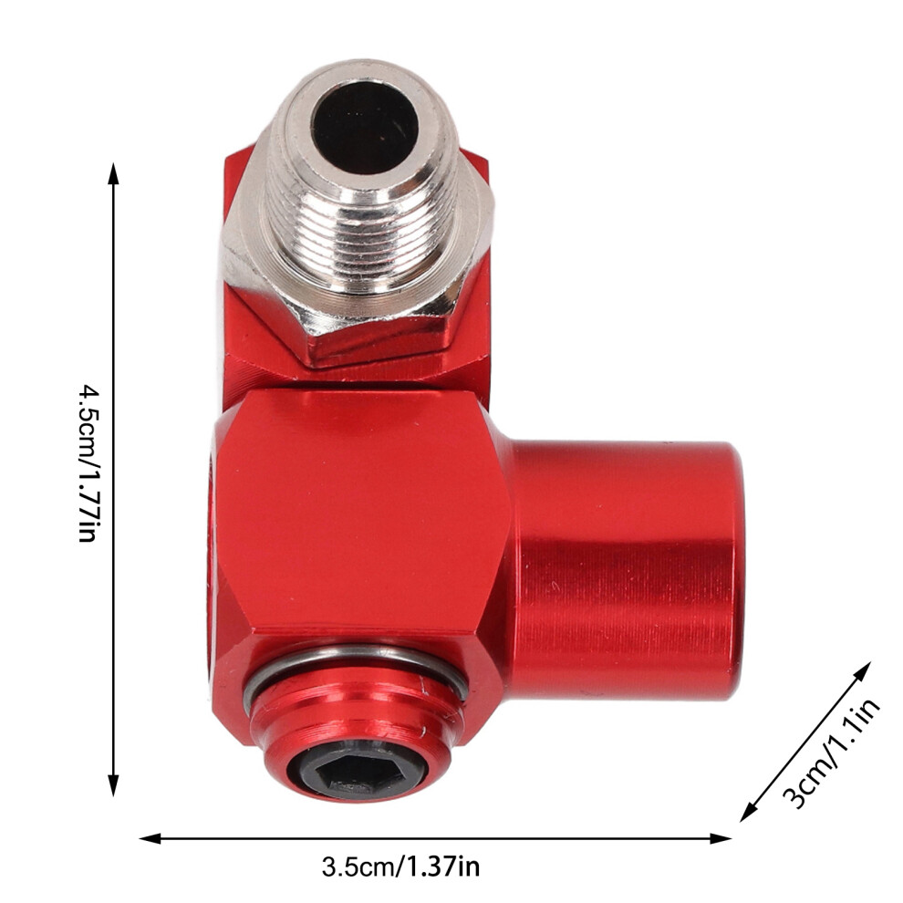 4 Pack 1/4in NPT Swivel Air Fittings
