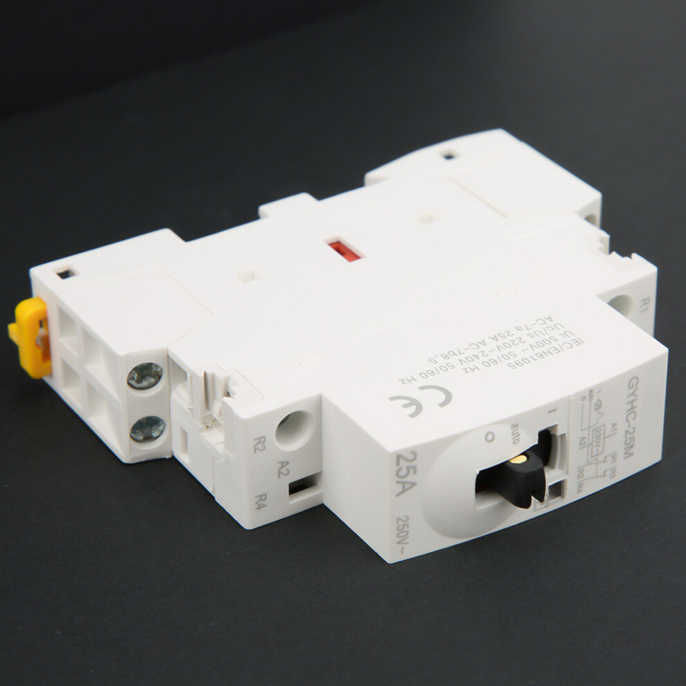 2Pole 25A 220V DIN Rail Contactor 50Hz