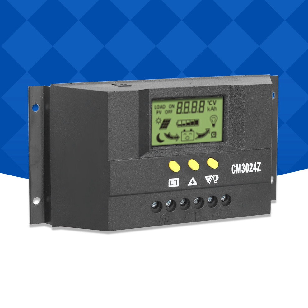12V 24V PWM Solar Controller 20A LCD CM3024Z