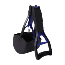 Efficient Folded Poop Scooper Clip Mechanism for Various-Blue