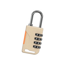Cadenas à combinaison antivol à 4 chiffres avec mot de passe-Or
