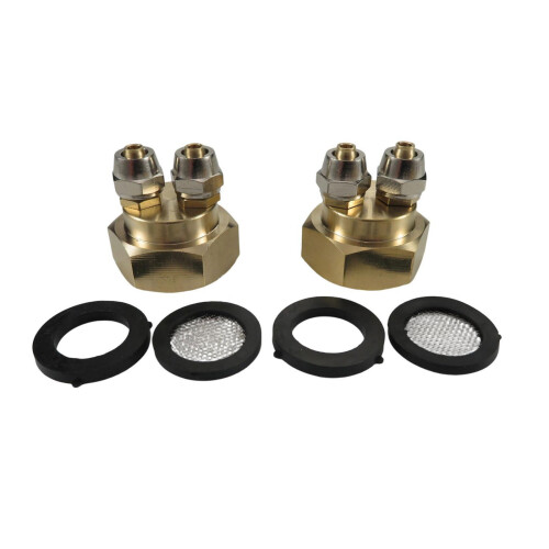 3/4inch to Double 1/4inch Hose Adapter Fitting Drip-2pcs