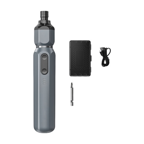 Portable Rechargeable Screwdriver Tool Ergonomic Grip Mini-1