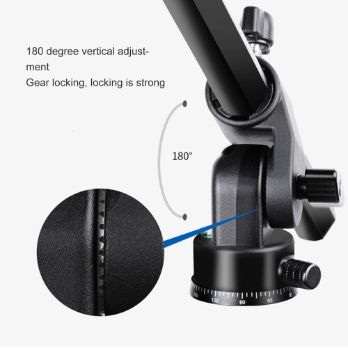 Tripod Arm for Low Angle Photography