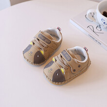 (Khaki,14)Scarpe da apprendimento bambino unisex con tomaia in pelle sintetica per primavera autunno gioco outdoor