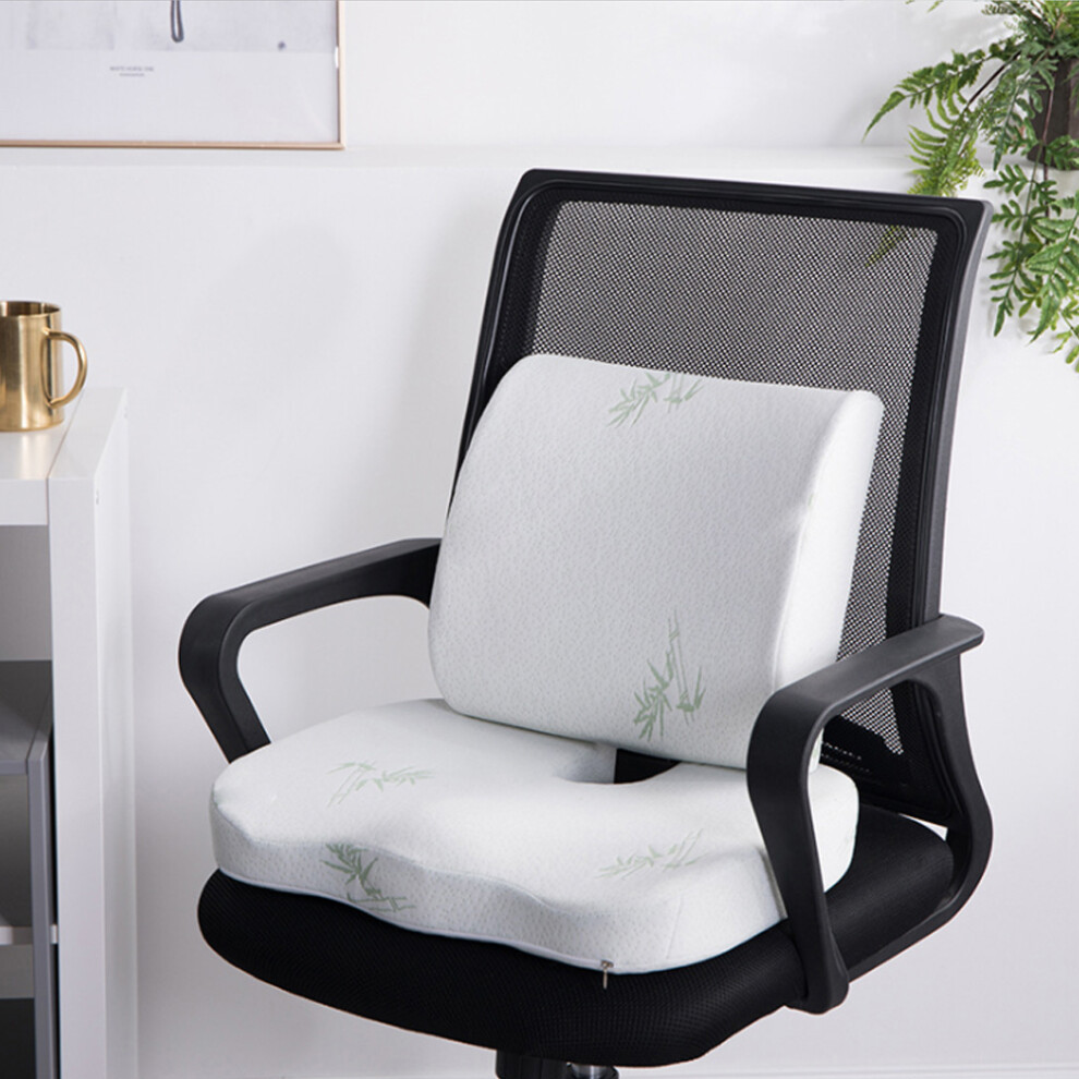 Memory Foam Seat Cushion and Back Set