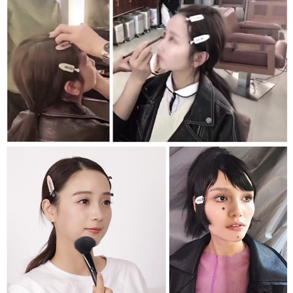 4 x Metal Hair Clips No Crease