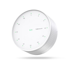 Visuele timer voor kinderen, 90 minuten afteltimer met led voor klaslokaal, stille tafelklok voor tijdsbeheer