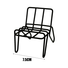 Dárek ku Dňu otcov Kovový stojan na telefón a tablety Elegantný odolný držiak na stôl Minimalistický dizajn čierny