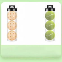 Set van 2 PVC-tennisballenflessen, praktische ballenhouder voor sporttraining en reizen.