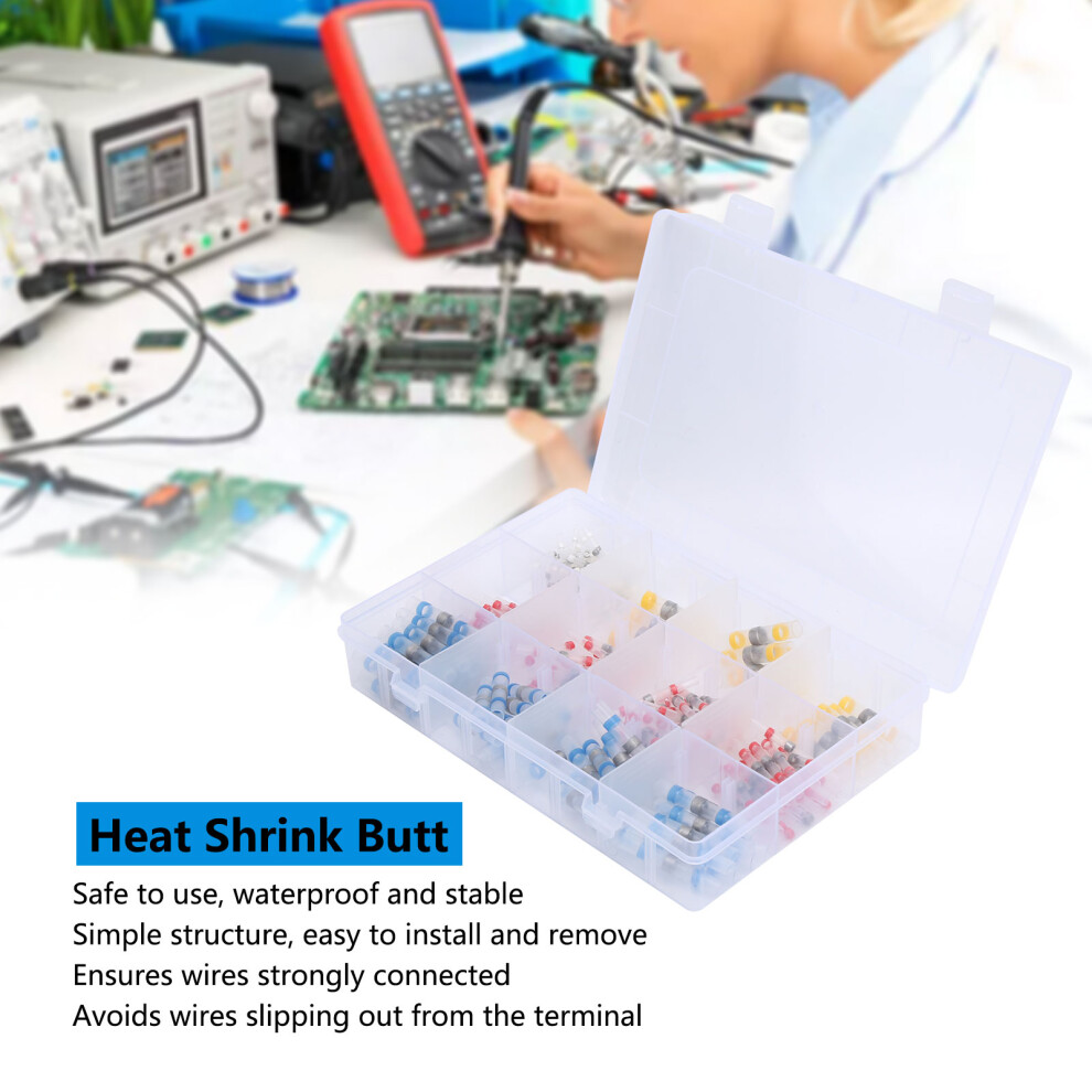 200pcs Polyethylene Waterproof Heat Shrink Butt