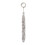 Porte-clés ludique, Design compact, organisateur de-Argent 1 1