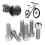 6x TC4 Titanium Stem Bolts M15x16 1