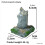 Simulation Ruins Building Model Figure FishTanks Ornament 3