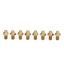 Bicycle Pedal Screws M4x5mm 8Pcs Gold