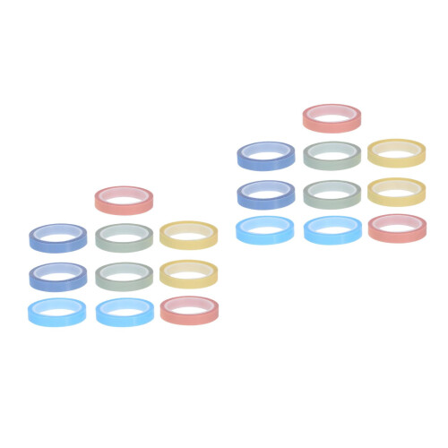 20Rouleaux Ruban Adhésif Transparent Facile Bopp Multiusage 2