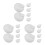18Pièces Inserts De Balles Tpr Blanches Douces Pour Jouets Et Loisirs 3
