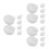 18Pièces Inserts De Balles Tpr Blanches Douces Pour Jouets Et Loisirs 4
