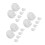 18Pièces Inserts De Balles Tpr Blanches Douces Pour Jouets Et Loisirs 5