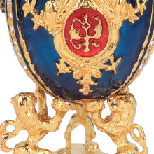Gold Plated Enamel Diamond Jewel Box