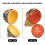 Gold Plated Diamond Enamel Ornament Set 1