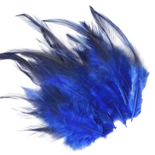 300Pcs 7-15CM Assorted Color Feather For Handmade Art-Dark Blue