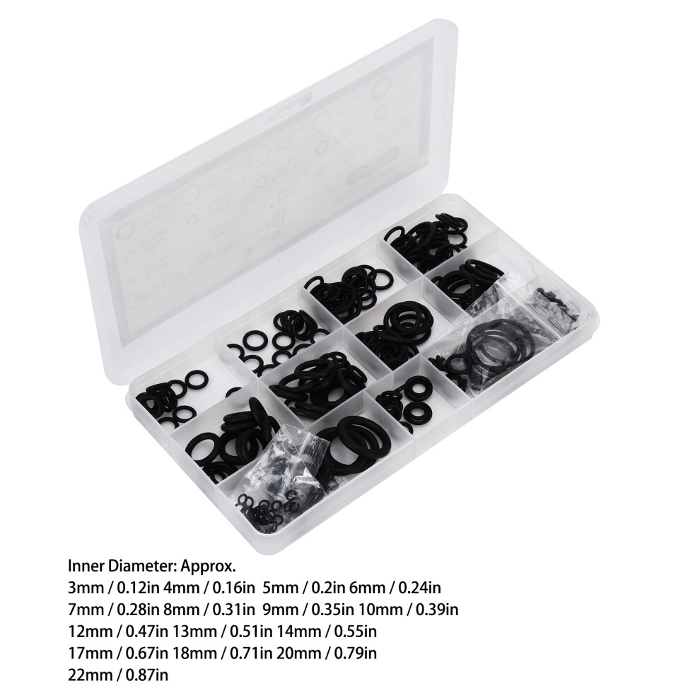 270Pcs Nitrile O-Ring Assortment Kit