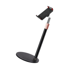 Verstellbarer Tablet-Monitorhalter mit-Schwarz 12 bis 18,5 cm