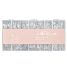240 Piece Sandwich Nail Double Forms For Easy Gel Or-short oval