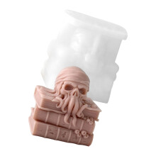 Halloween-Themen-Totenkopf-Oktopuss-Silikonform zum Basteln-5663
