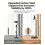 Multiple Angle Adjustable Tablets Stand For 4-15 to 25cm fixed 3