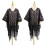 Delicate Hollowed Pattern Shawl Breathable And Soft Scarf-Black 5