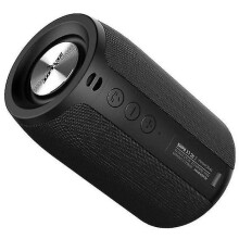 Altoparlante Bluetooth portatile nero con ingresso AUX, USB e SD, vivavoce e audio wireless