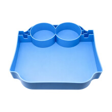 Plateau de sac de plage avec séparateur de support de-Bleu