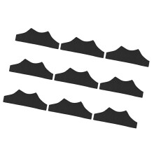 Doublures de soutien-gorge pour la transpiration des seins,-Noir