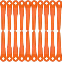 40 lâminas de plástico compatíveis com aparadores Polycut 6-2, 6-3, 7-3, 28-2 e 48-2, peças de substituição 40020071000